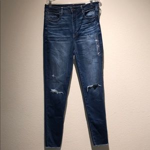 American Eagle Highest Rise Jeggings Size: 14 Long